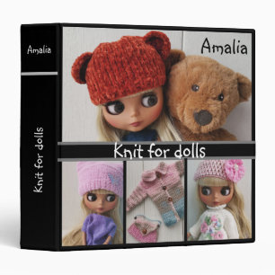 Knit for dolls. #Crochet# knitting #dolls #hobby Binder