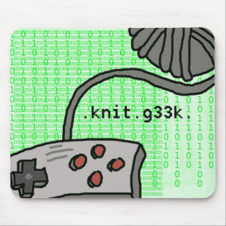 .knit.g33k. mousepad