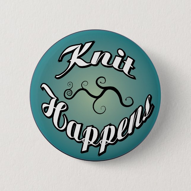 Knit Happens Button (Front)