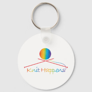 Knit Happens Keychain