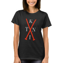 KNIT knitter's t-shirt black and dark colours