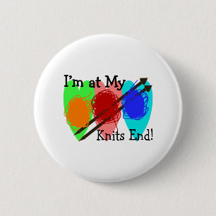 Knit Lovers Gifts 2 Inch Round Button
