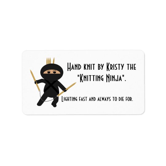 Knit Ninja with Circular Needles