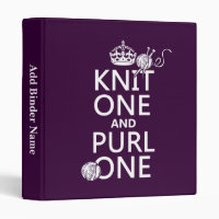 Knit One and Purl One