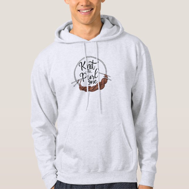 Knit One, Purl One Hoodie (Front)