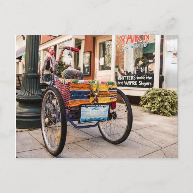 Knit One, Purl Two Postcard (Front)