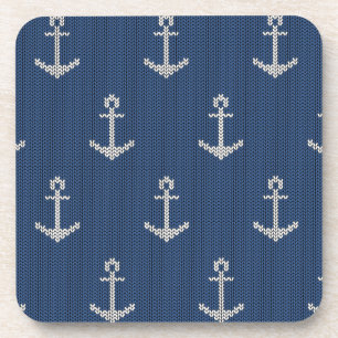Knit Sea Anchor Coaster