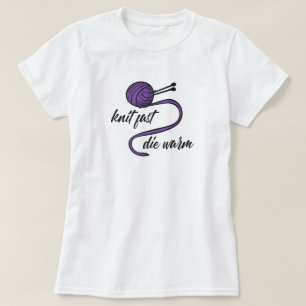 Knit Violet Rapide, T-Shirt Mourir Chaud