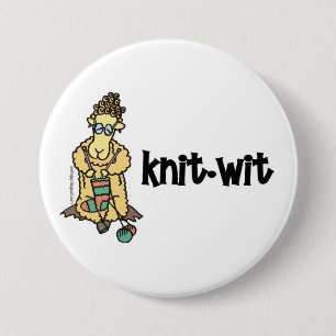 Knit-Wit button