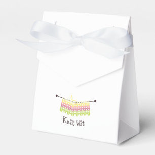 Knit wit favor box