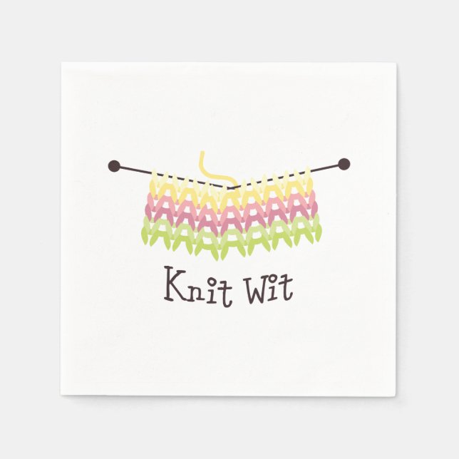 Knit Wit! Napkin (Front)