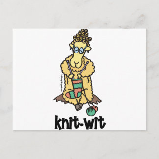 Knit-Wit Postcard