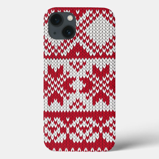 Knitted Christmas Case-Mate iPhone Case (Back)