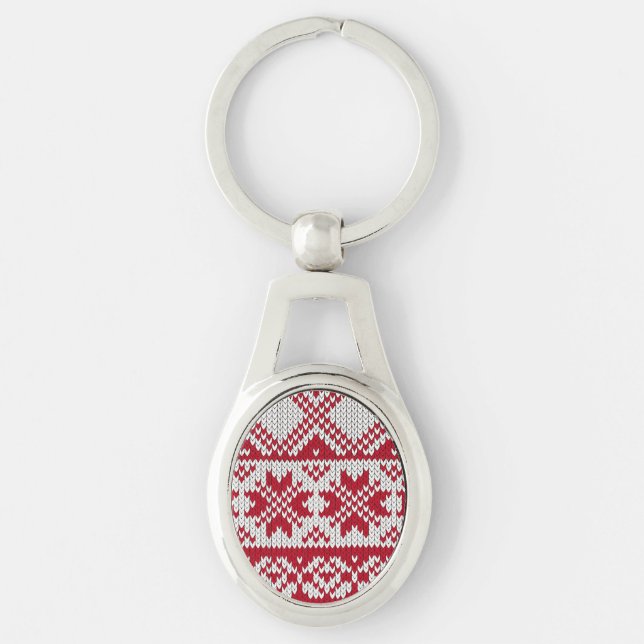 Knitted Christmas Keychain (Front)