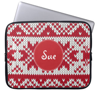 Knitted  Christmas Laptop Sleeve