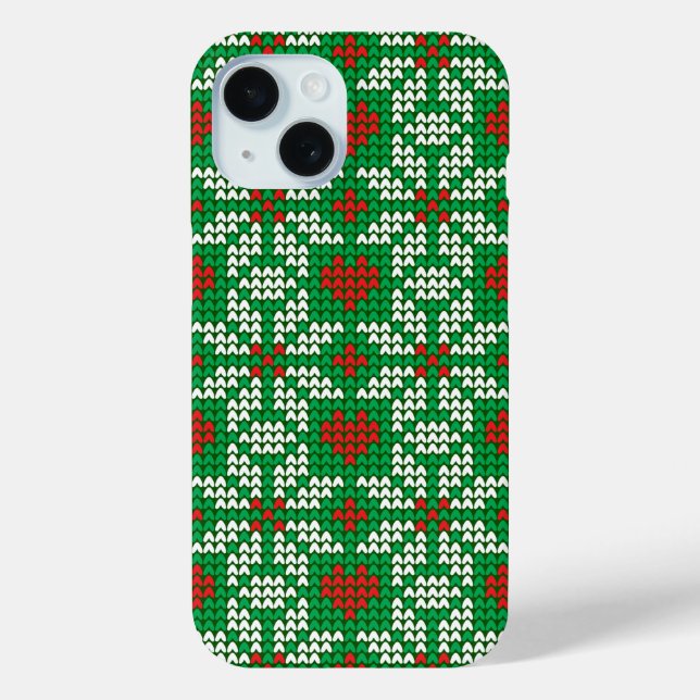 Knitted Christmas pattern Case-Mate iPhone Case (Back)