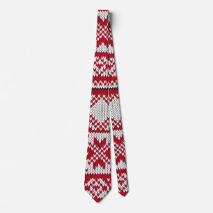Knitted Christmas Tie