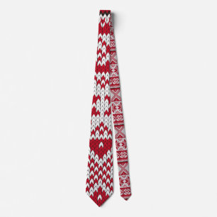 Knitted Christmas Tie
