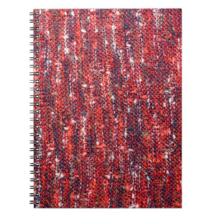 Knitted coloured texture background. notebook