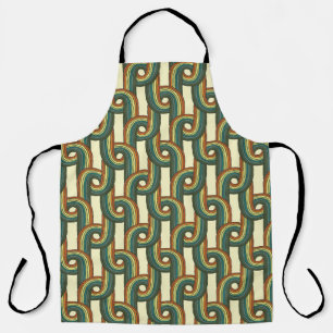Knitted colours: hand-drawn seamless pattern. apron