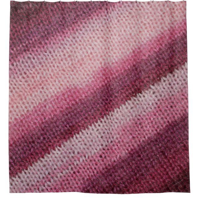 Knitted fabric texture, purple-pink abstract. (Front)