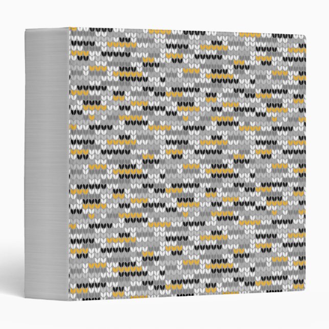 Knitted melange. binder (Front/Spine)