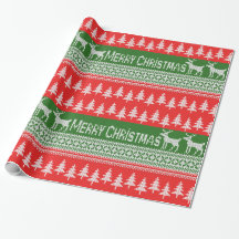 Knitted "Merry Christmas" pattern