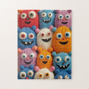 knitted monsters jigsaw puzzle