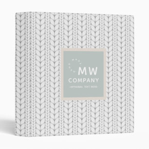Knitted Pattern Modern Professional Hand Made Binder