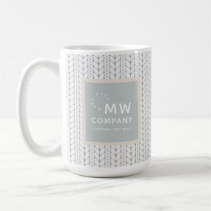 Knitted Pattern Modern Professional Hand Made Coffee Mug