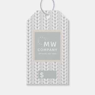 Knitted Pattern Modern Professional Hand Made Gift Tags