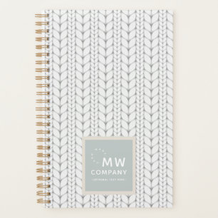 Knitted Pattern Modern Professional Hand Made Planner