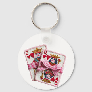 Knitted Queen of Hearts Valentine Self-Love Doll Keychain