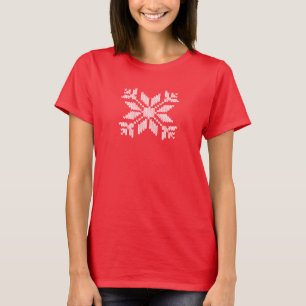 Knitted Snowflake T-Shirt