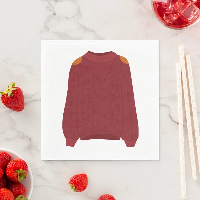 Knitted Sweater Napkin (Creator Uploaded)