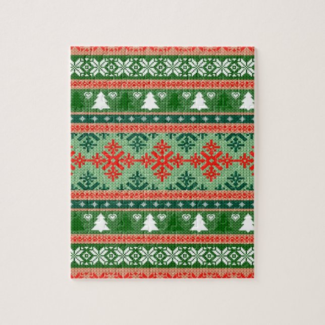 knitted ugly Christmas sweater Jigsaw Puzzle (Vertical)
