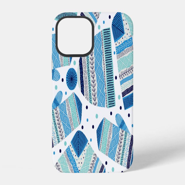 Knitted Winterwear: Cozy Seamless Pattern. iPhone Case (Back)