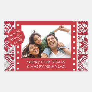 Knitted Xmas Sticker