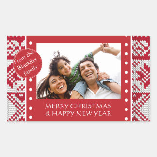Knitted Xmas Sticker
