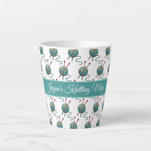 Knitter Gift Custom Name Mug