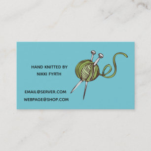 Knitters business card