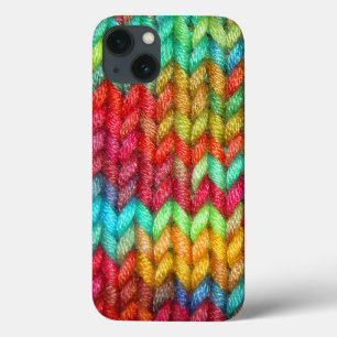Knitters Delight Colorful Yarns iPhone 13 Case