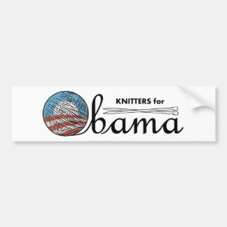 Knitters for Obama Bumper Sticker #1