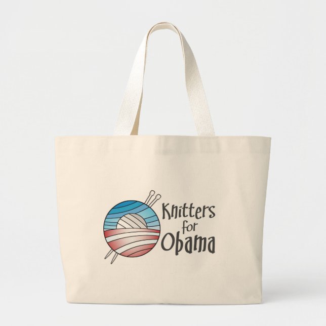 Knitters for Obama, Tote (Front)