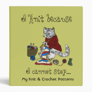 Knitter's Patterns Album Binder