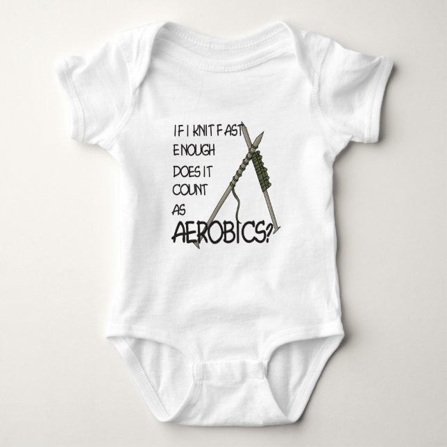 Knitting Aerobics T-Shirt (Front)