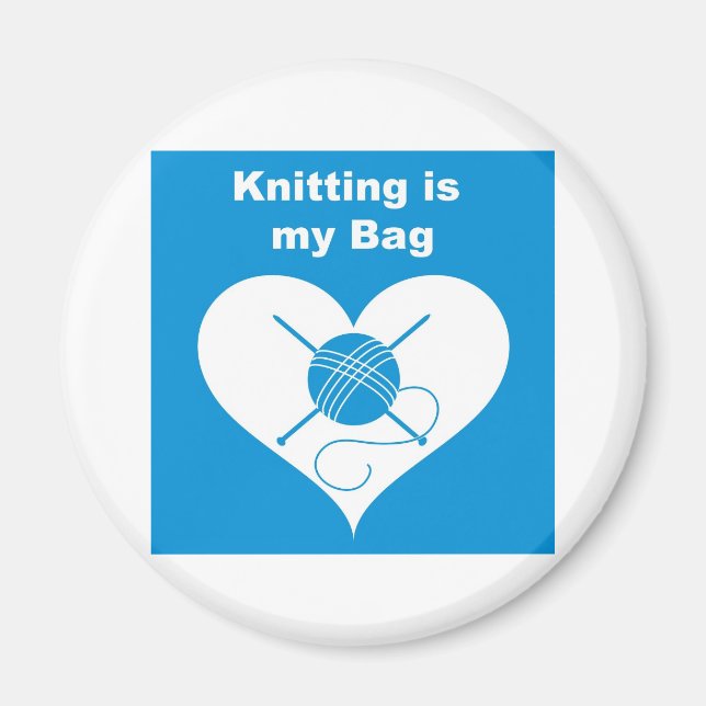 Knitting Bag Magnet (Front)