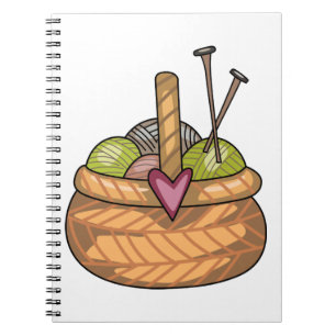 Knitting Basket Notebook