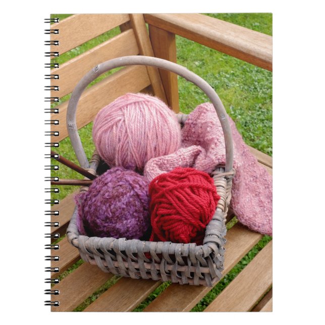 Knitting basket notebook (Front)