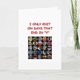 knitting card